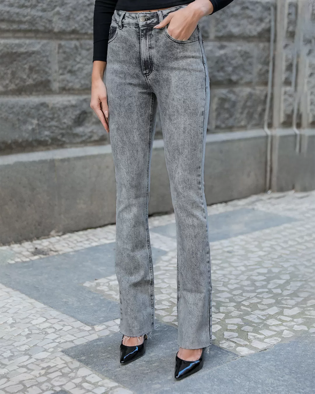 Dot Clothing - Pants Dot Clothing Straight Jeans Black - 2705PRETO Dot Clothing - Pants Dot Clothing Straight Jeans Black - 2705PRETO