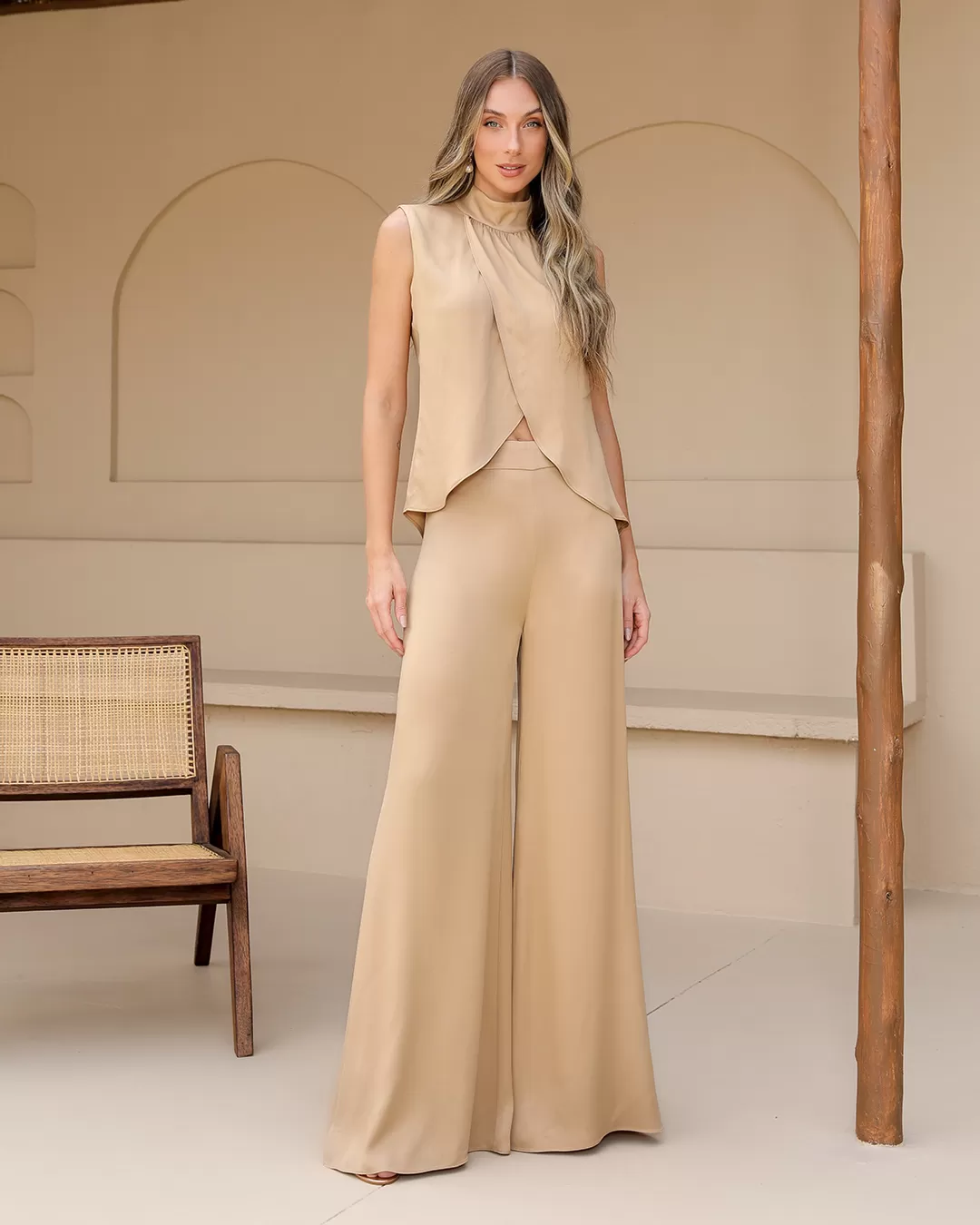 Dot Clothing - Set Dot Clothing Pants Pantalona Beige - 2388BEGE Dot Clothing - Set Dot Clothing Pants Pantalona Beige - 2388BEGE