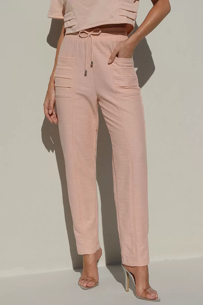 Miss Misses - Pants Miss Misses sweat light With Pink Pocket - 54323ROSE Miss Misses - Pants Miss Misses sweat light With Pink Pocket - 54323ROSE