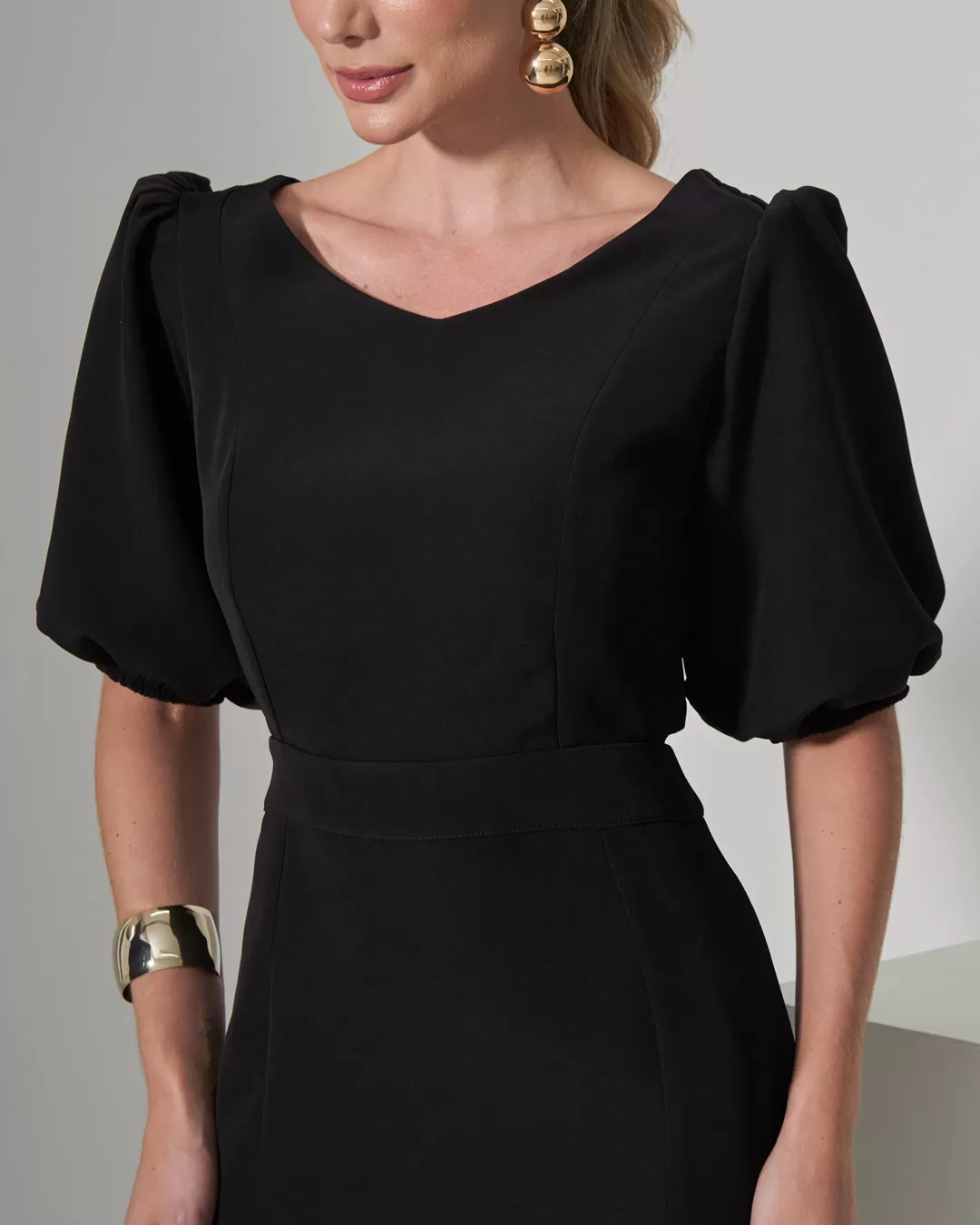 Miss Misses - Dress Miss Misses Tube Open Back Black - 80536PRETO Miss Misses - Dress Miss Misses Tube Open Back Black - 80536PRETO