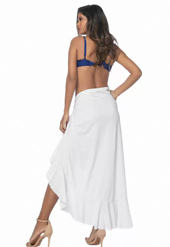 Santa Areia - White Latina Skirt - 162 Santa Areia - White Latina Skirt - 162