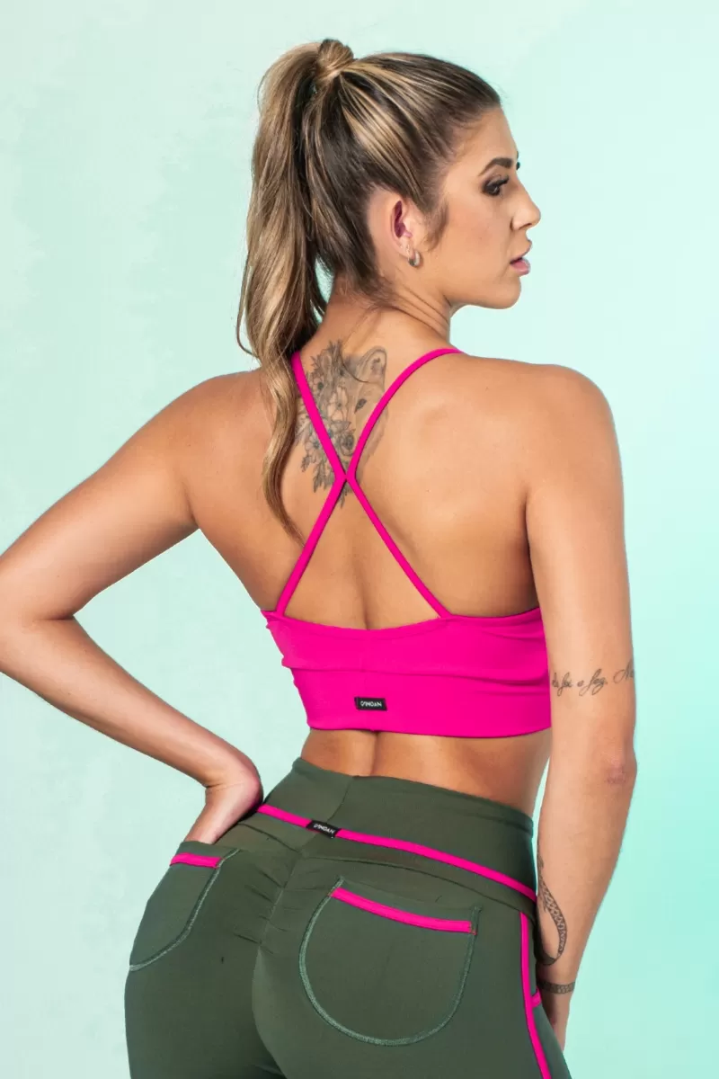 Canoan - Top Shine Triângulo Pink - 79922 Canoan - Top Shine Triângulo Pink - 79922