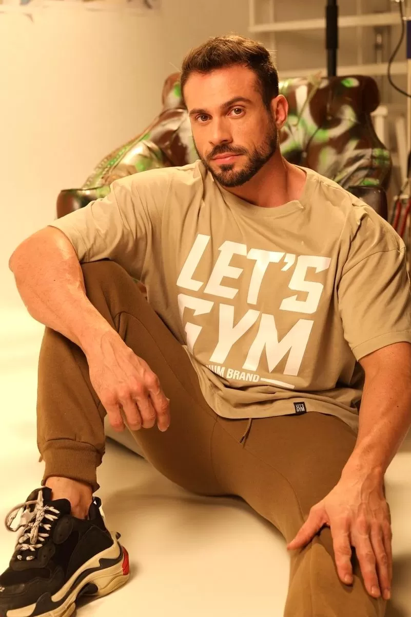 Lets Gym - Nude Oversized T-Shirt - 2447ND Lets Gym - Nude Oversized T-Shirt - 2447ND