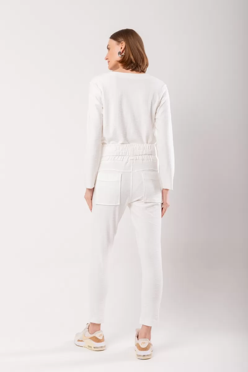 Hidrogênio - SURI OFF WHITE JOGGER PANTS - 20058018 Hidrogênio - SURI OFF WHITE JOGGER PANTS - 20058018