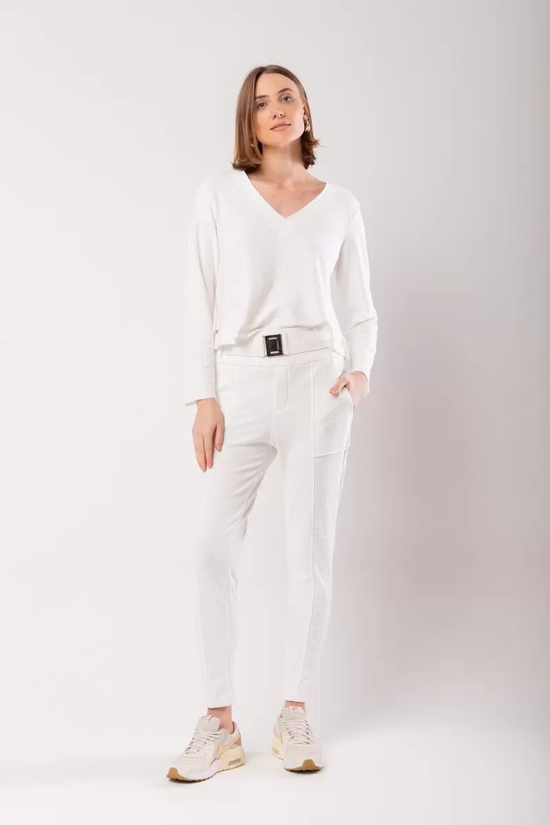 Hidrogênio - SURI OFF WHITE JOGGER PANTS - 20058018 Hidrogênio - SURI OFF WHITE JOGGER PANTS - 20058018