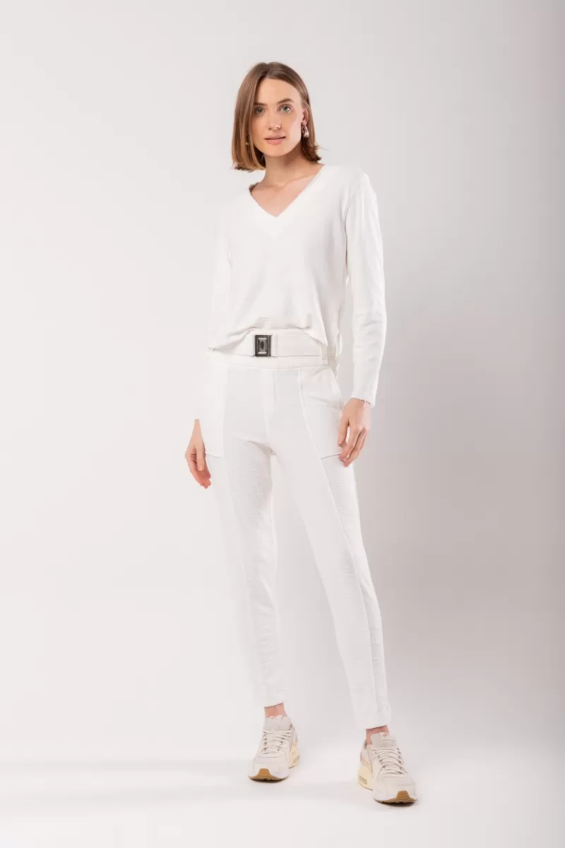 Hidrogênio - SURI OFF WHITE JOGGER PANTS - 20058018 Hidrogênio - SURI OFF WHITE JOGGER PANTS - 20058018