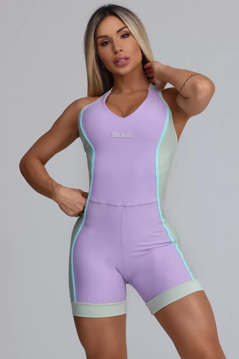 ZNG - LILAC FRONTY JUMPSUIT - MCC94 ZNG - LILAC FRONTY JUMPSUIT - MCC94