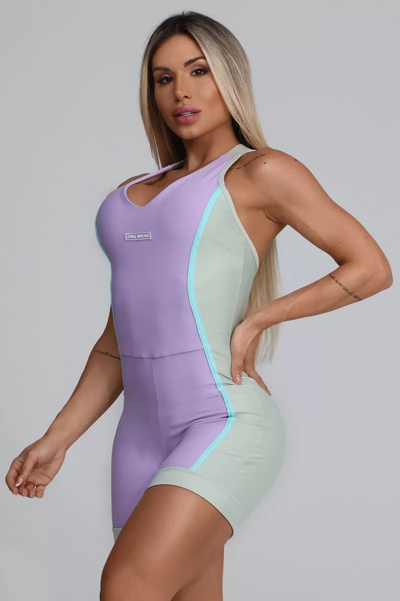 ZNG - LILAC FRONTY JUMPSUIT - MCC94 ZNG - LILAC FRONTY JUMPSUIT - MCC94