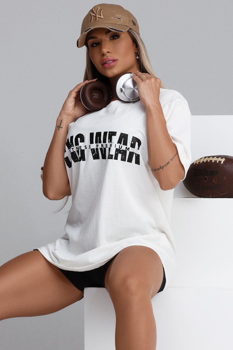 ZNG - T-SHIRT OFF WHITE HUNTER - BLU256