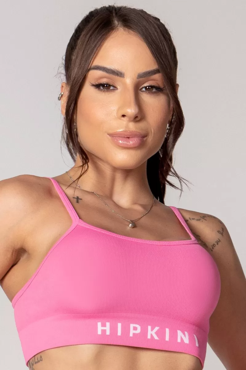 Hipkini - Pink Seamless Athleisure Top - 33330635 Hipkini - Pink Seamless Athleisure Top - 33330635