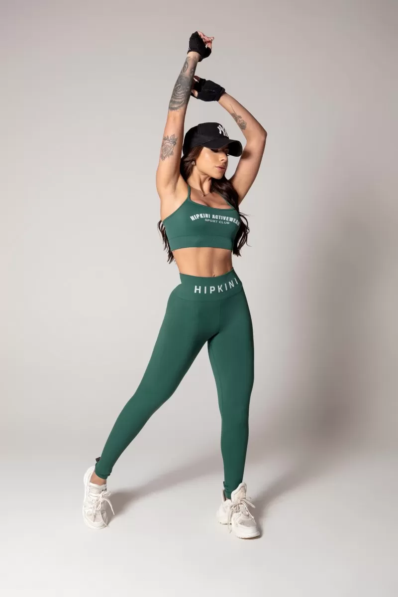Hipkini - Dark Green Seamless Athleisure Top - 33330632