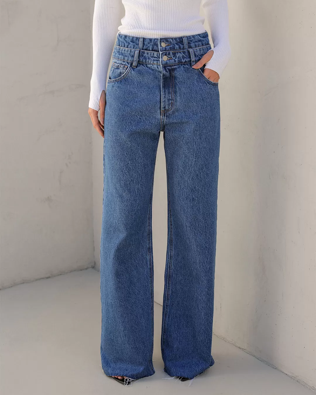 Dot Clothing - Pants Dot Clothing Jeans Pantalona Azul - JE0019ESC Dot Clothing - Pants Dot Clothing Jeans Pantalona Azul - JE0019ESC