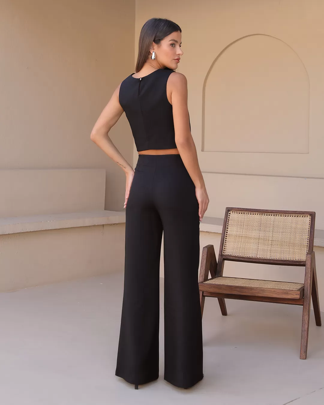 Dot Clothing - Set Dot Clothing Tank Shirt and Pants Black - 2396PRETO Dot Clothing - Set Dot Clothing Tank Shirt and Pants Black - 2396PRETO