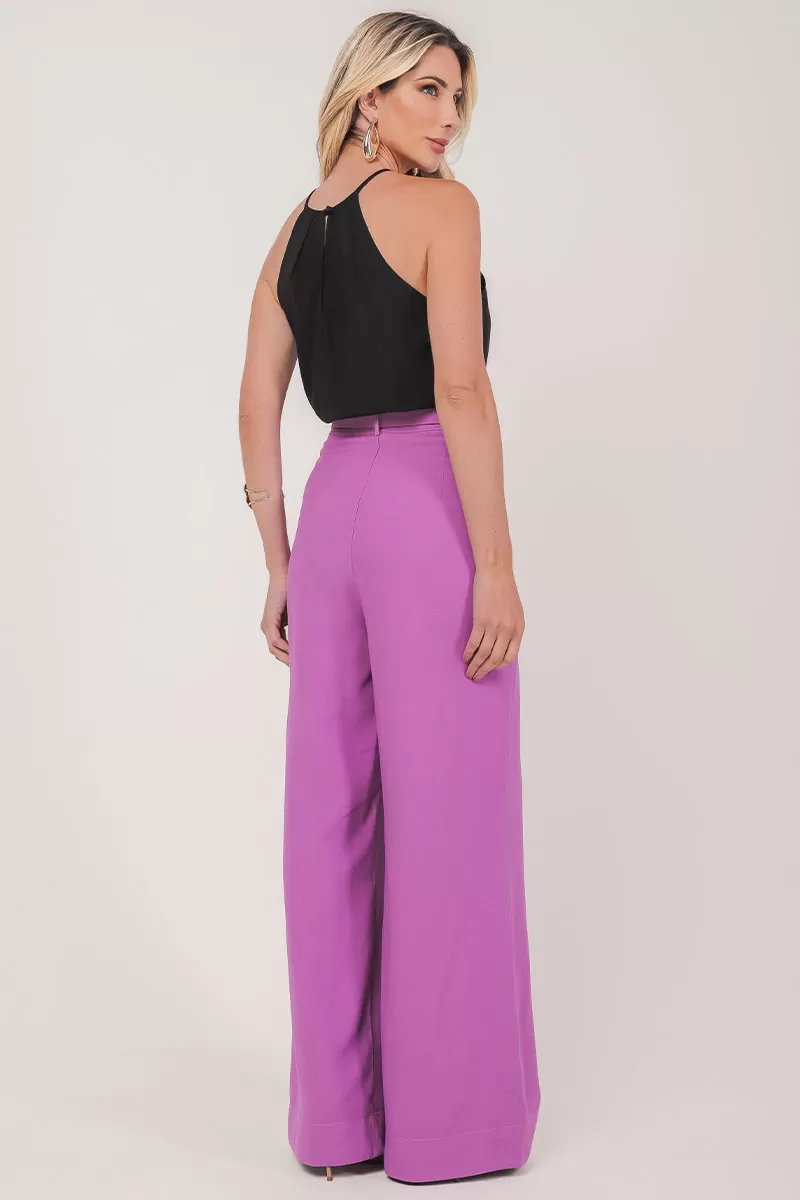 Miss Misses - Pants Miss Misses Alfaiataria C/Belt Purple - 54299197 Miss Misses - Pants Miss Misses Alfaiataria C/Belt Purple - 54299197