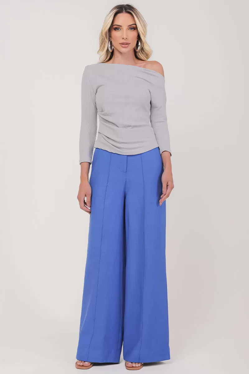 Miss Misses - Pants Miss Misses Alfaiataria C/Belt Azul - 54299002 Miss Misses - Pants Miss Misses Alfaiataria C/Belt Azul - 54299002