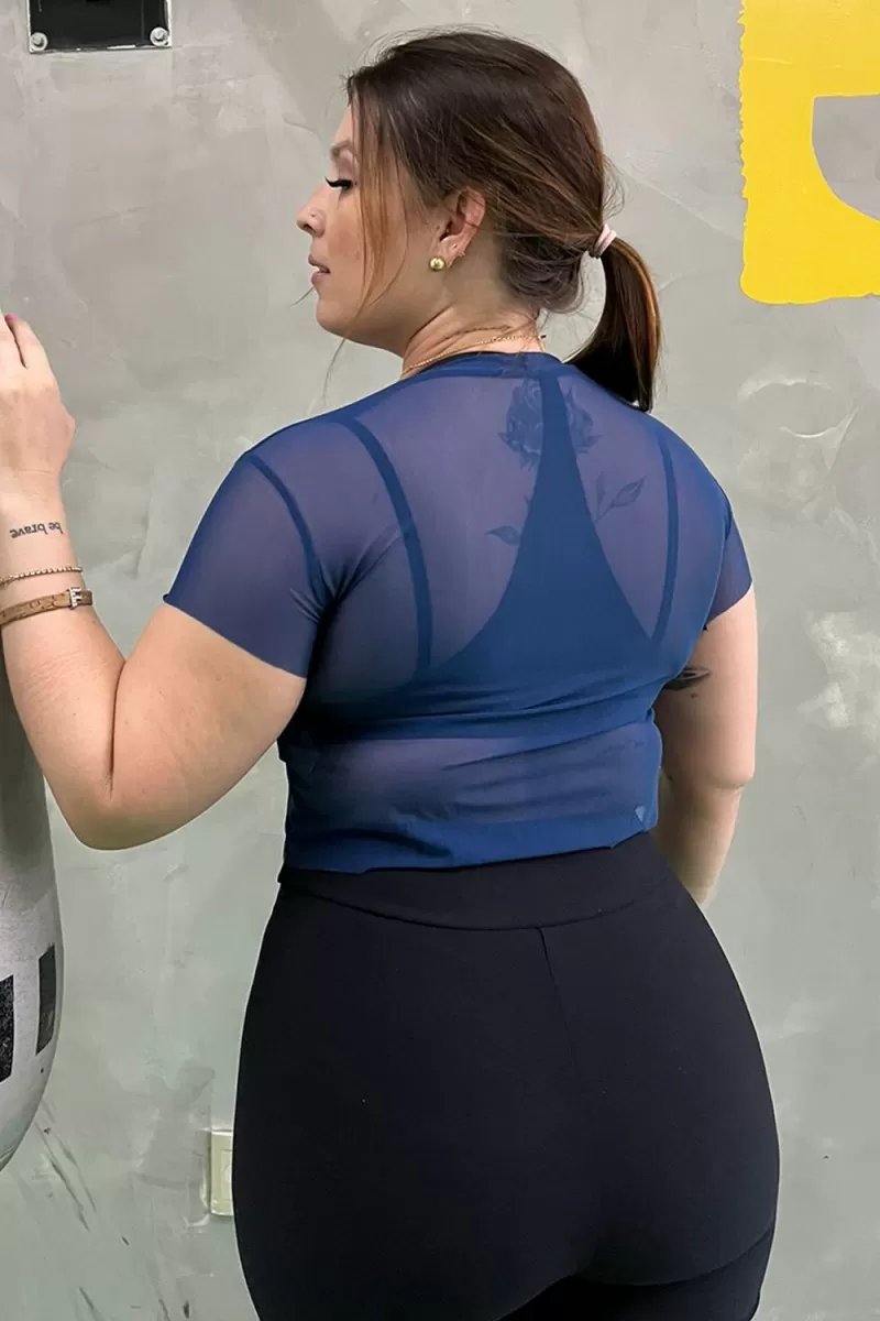 ZNG - DARK BLUE SHEER CROPPED - BLUR14