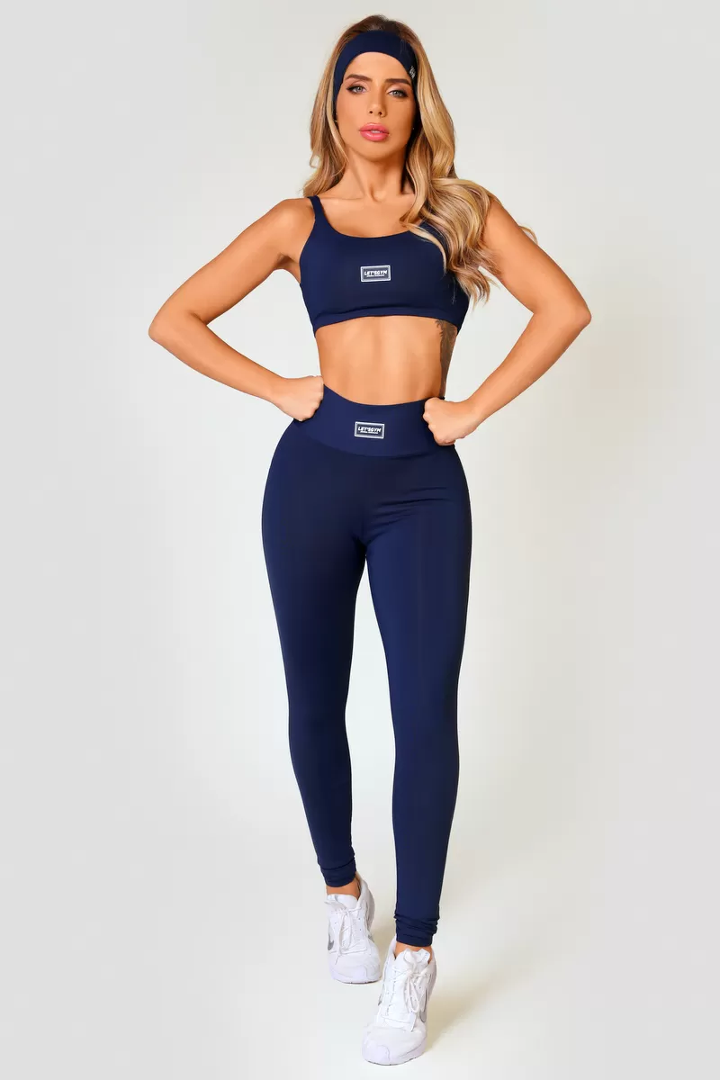 Lets Gym - Legging Basic Colors Dark Blue - 1713EAZE
