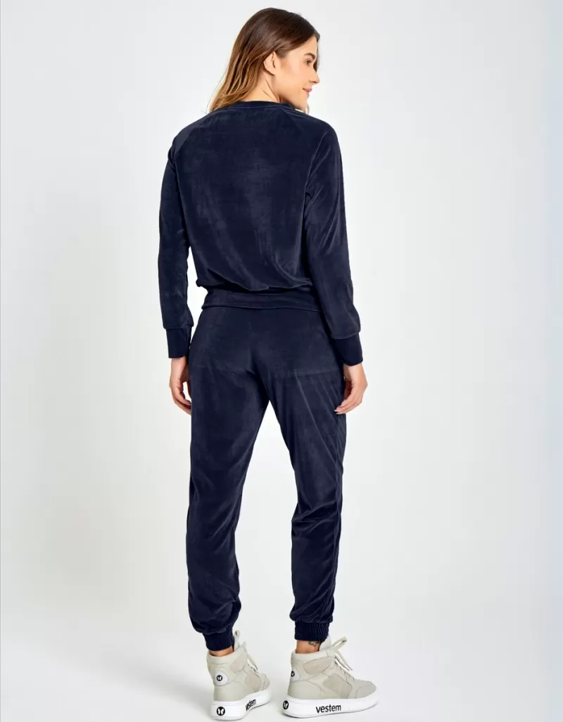 Vestem - Tatiana Marinho Dark Long Sleeve Pants and Shirt Set - CJ29.C0173 Vestem - Tatiana Marinho Dark Long Sleeve Pants and Shirt Set - CJ29.C0173