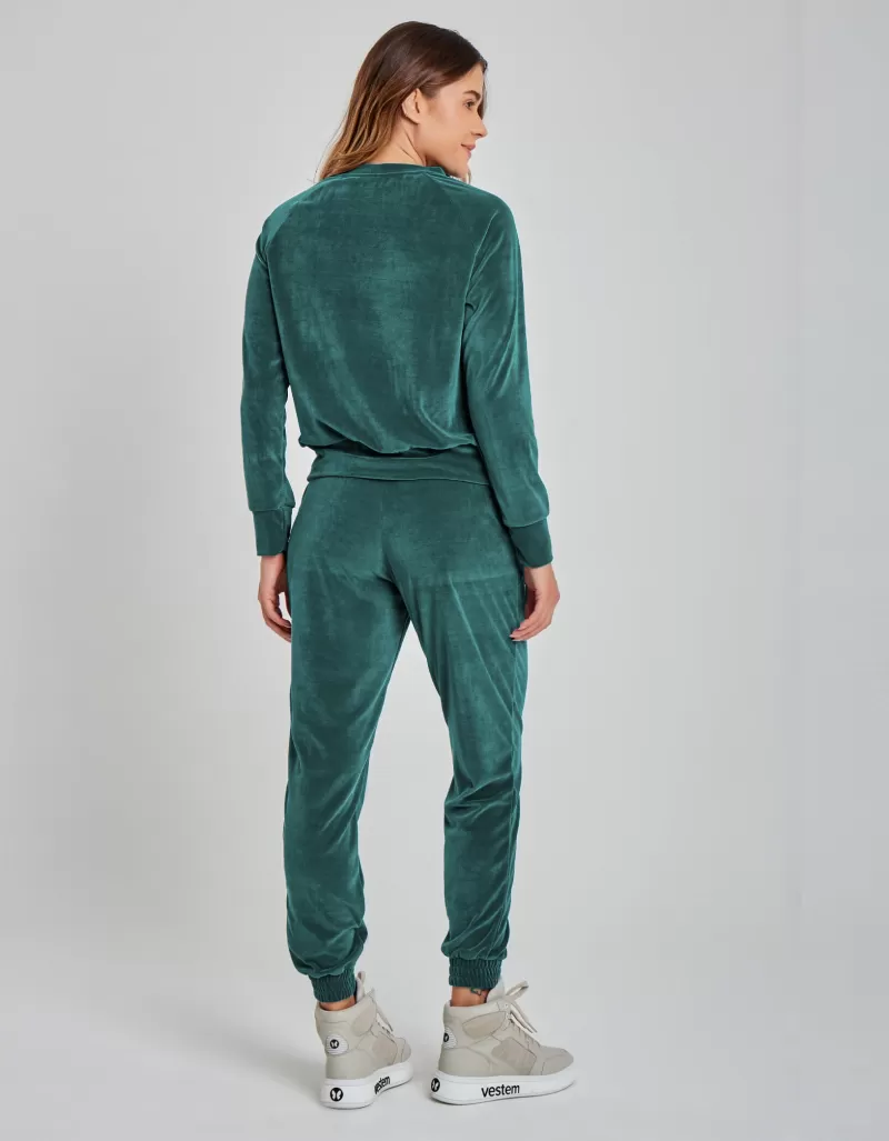Vestem - Tatiana Verde Palace Pants and Long Sleeve Shirt Set - CJ29.C0429 Vestem - Tatiana Verde Palace Pants and Long Sleeve Shirt Set - CJ29.C0429