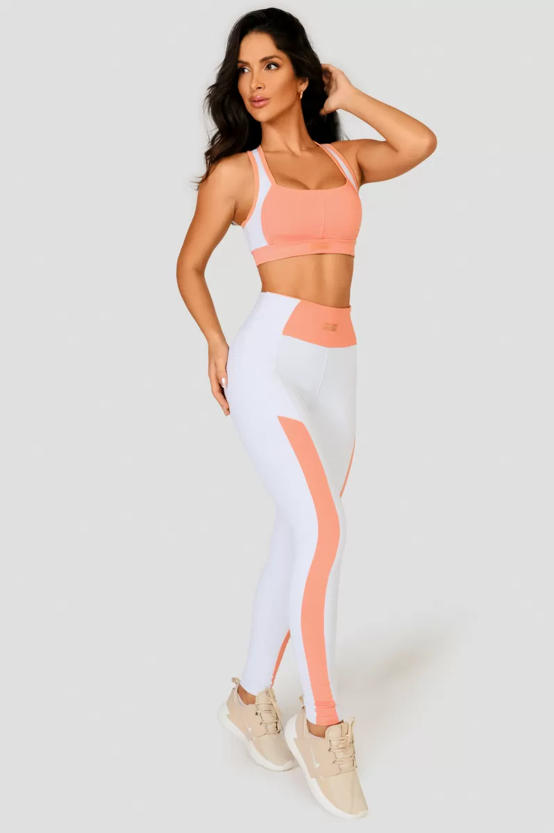 Lets Gym - White After Legging - 2487BR Lets Gym - White After Legging - 2487BR