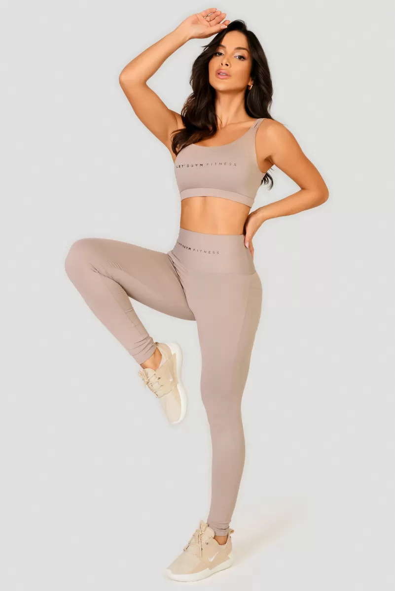 Lets Gym - Basic Curve Mocaccino Legging - 2463MOC Lets Gym - Basic Curve Mocaccino Legging - 2463MOC