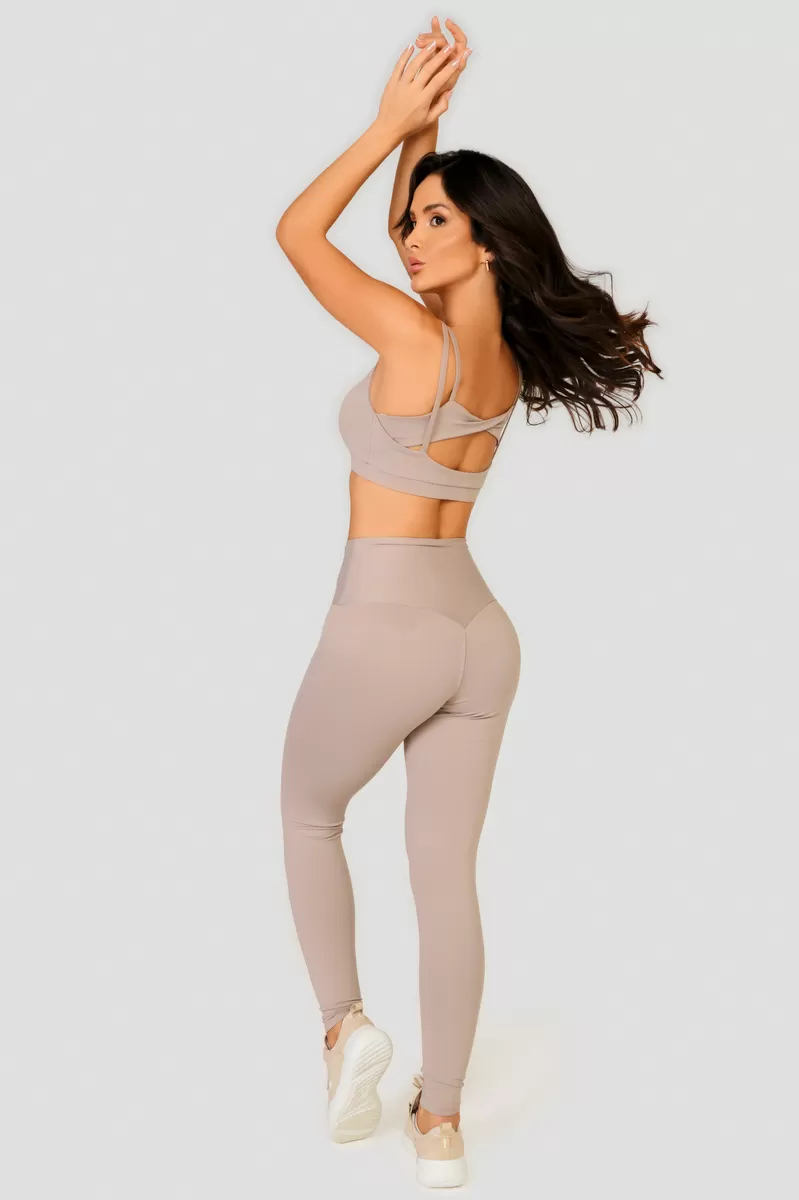 Lets Gym - Basic Curve Mocaccino Legging - 2463MOC Lets Gym - Basic Curve Mocaccino Legging - 2463MOC