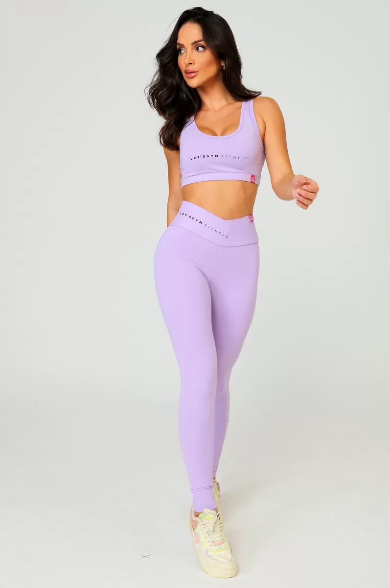 Lets Gym - Candy Lilas Leggings - 2305LS Lets Gym - Candy Lilas Leggings - 2305LS