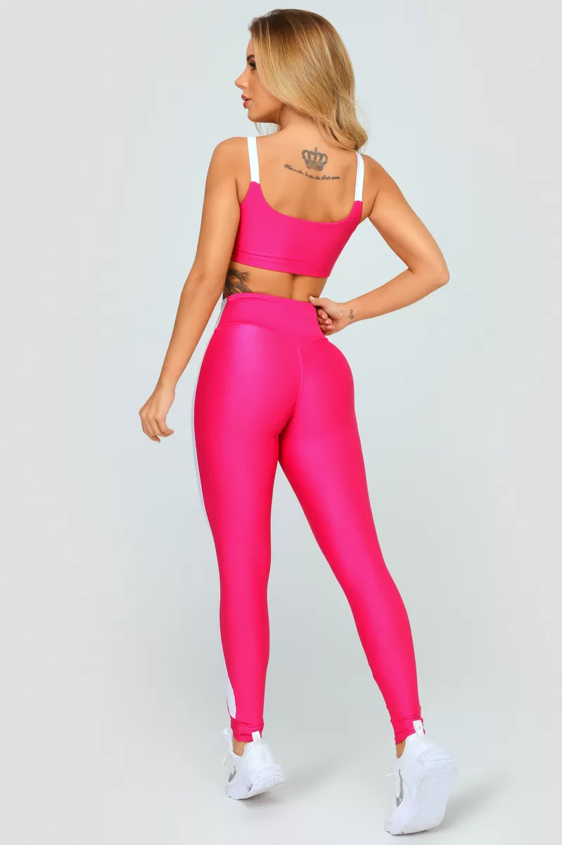 Lets Gym - Innovate Pink Pink Legging - 2450RP Lets Gym - Innovate Pink Pink Legging - 2450RP