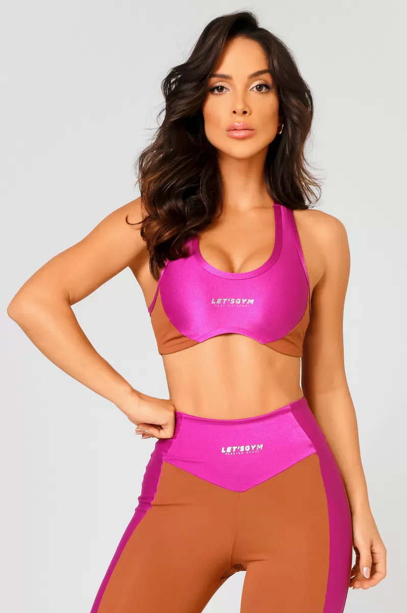Lets Gym - Top Crystal Cappuccino - 2477CP Lets Gym - Top Crystal Cappuccino - 2477CP