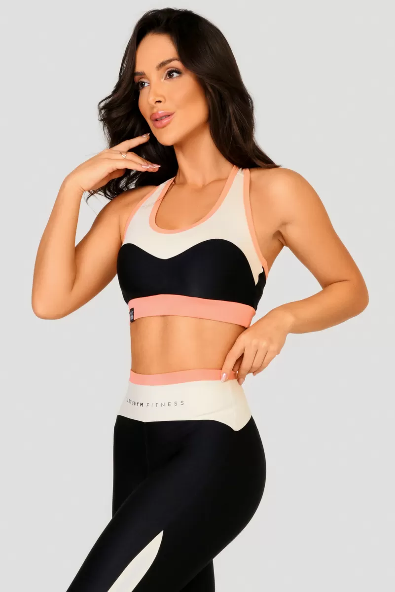 Lets Gym - Top Details Black - 2458PT Lets Gym - Top Details Black - 2458PT