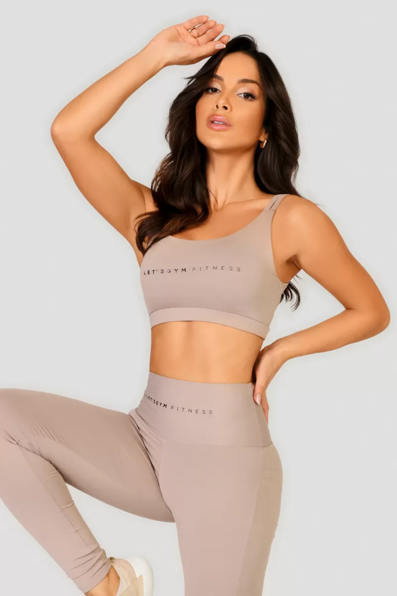 Lets Gym - Top Basic Curve Mocaccino - 2462MOC