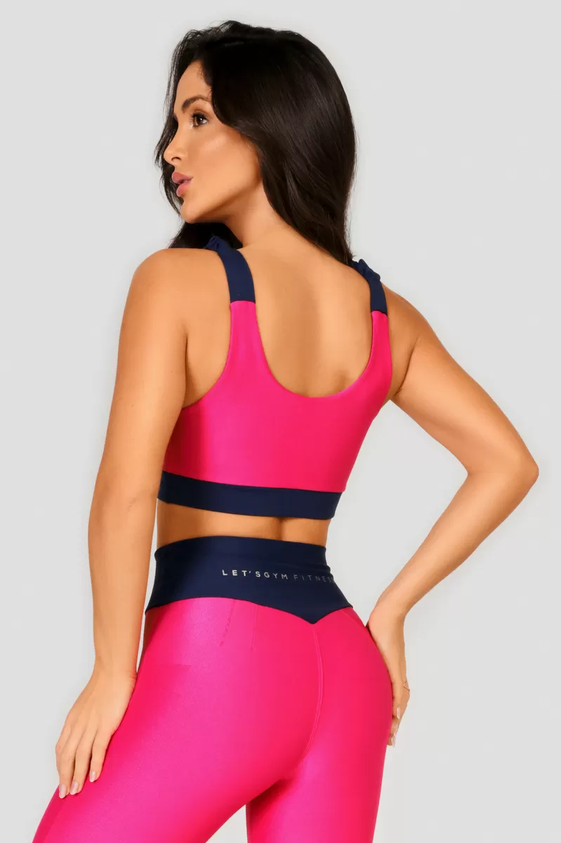 Lets Gym - Pink Disruptive Top - 1907BRP Lets Gym - Pink Disruptive Top - 1907BRP