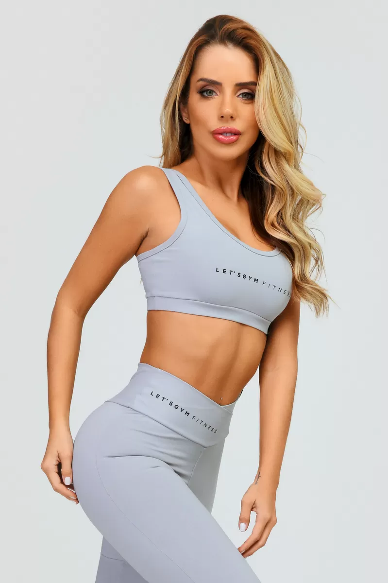 Lets Gym - Light Gray Candy Top - 2304CZC Lets Gym - Light Gray Candy Top - 2304CZC