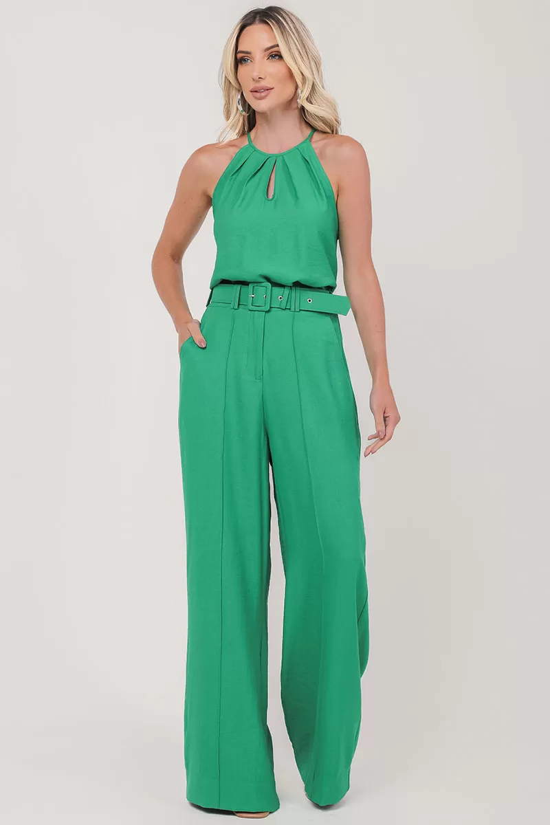 Miss Misses - Pants Miss Misses Alfaiataria C/Belt Verde - 54299VERD Miss Misses - Pants Miss Misses Alfaiataria C/Belt Verde - 54299VERD