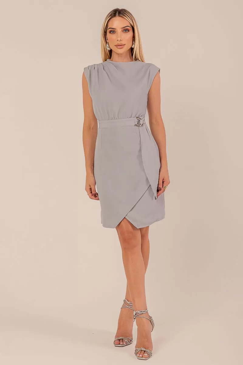 Miss Misses - Dress Miss Misses With Ice Metal Detail - 54333GELO Miss Misses - Dress Miss Misses With Ice Metal Detail - 54333GELO