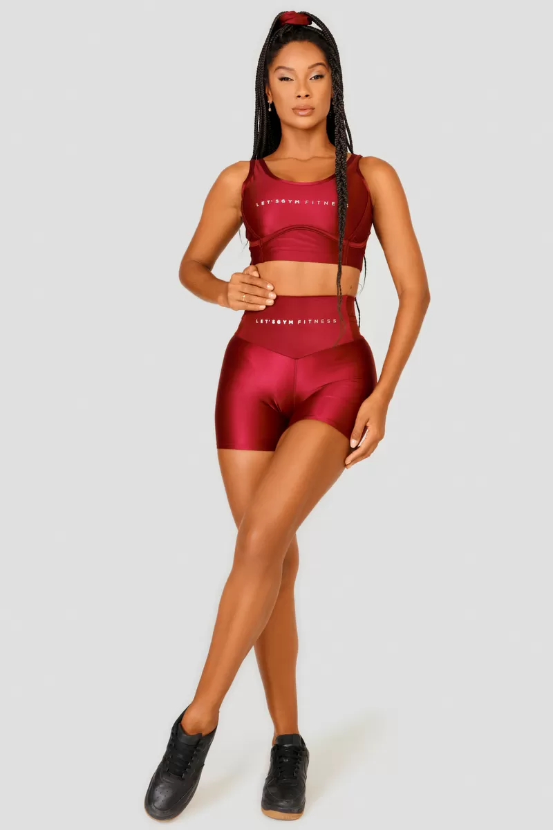 Lets Gym - Short Status Red - 2455VMR Lets Gym - Short Status Red - 2455VMR