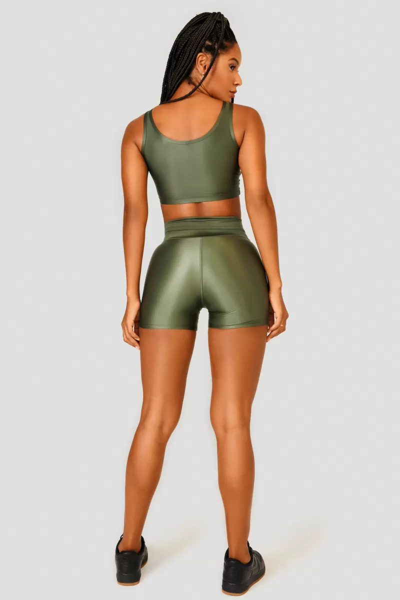 Lets Gym - Military Green Status Short - 2455VDM Lets Gym - Military Green Status Short - 2455VDM
