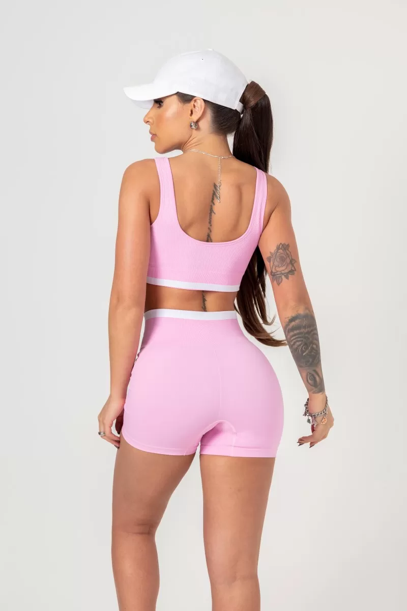 Hipkini - Favorite Seamless Pink Shorts - 33330721 Hipkini - Favorite Seamless Pink Shorts - 33330721