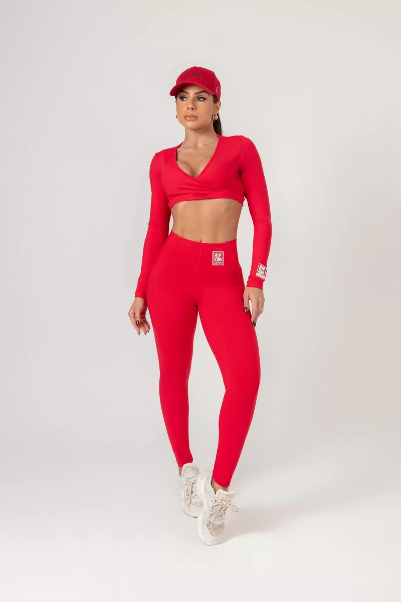 Hipkini - Cropped Favorite Red Long sleeve - 33330665 Hipkini - Cropped Favorite Red Long sleeve - 33330665