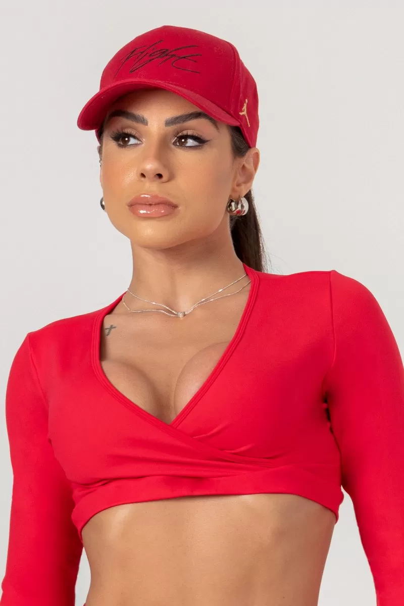 Hipkini - Cropped Favorite Red Long sleeve - 33330665 Hipkini - Cropped Favorite Red Long sleeve - 33330665