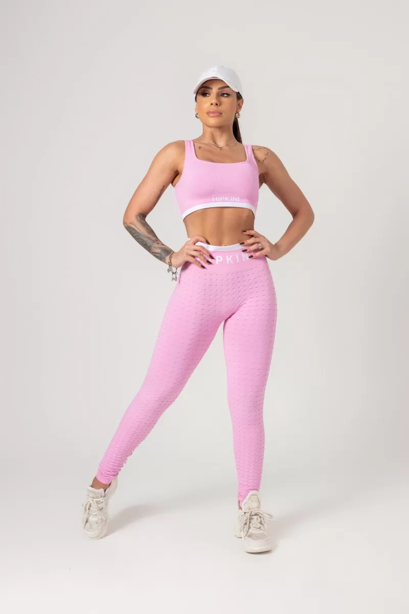 Hipkini - Favorite Seamless Light Pink Brocade Legging - 33330719 Hipkini - Favorite Seamless Light Pink Brocade Legging - 33330719
