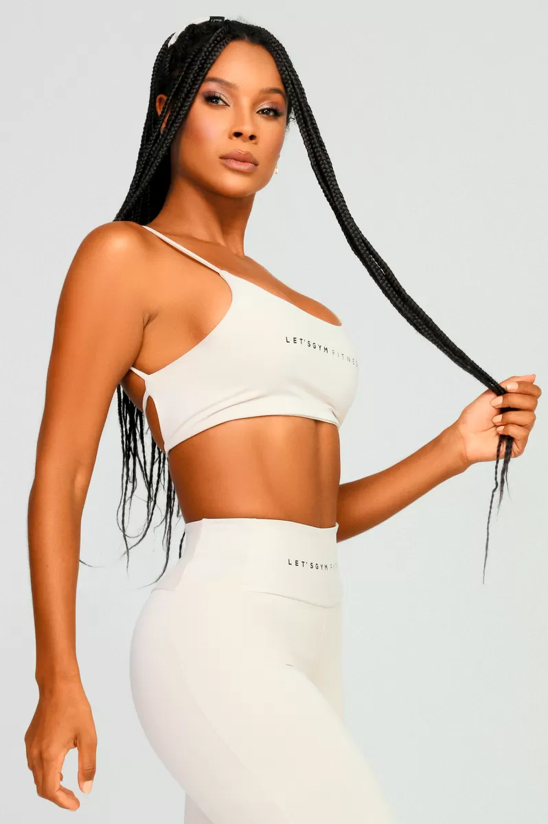 Lets Gym - Top Basic Velocity Off White - 2409OFW Lets Gym - Top Basic Velocity Off White - 2409OFW