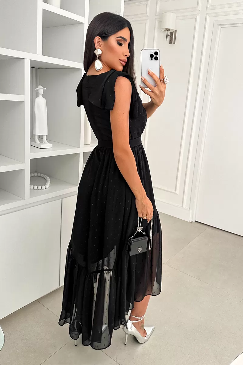 Oxigênio - Oxigênio Midi Dress Daniela Black - 24792PRETO Oxigênio - Oxigênio Midi Dress Daniela Black - 24792PRETO