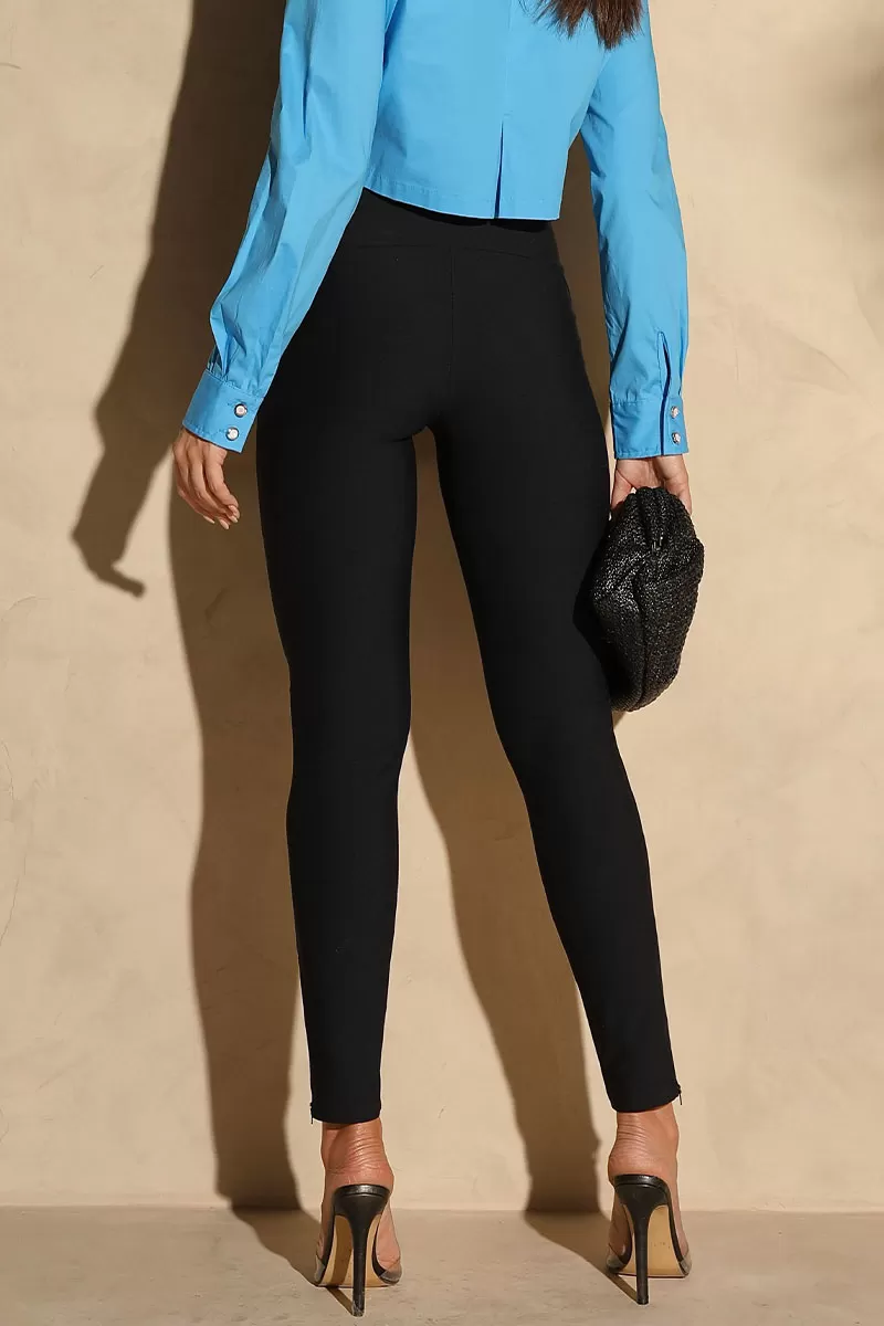 Miss Misses - Miss Misses Montaria Pants with Black Zipper Detail - 54353001