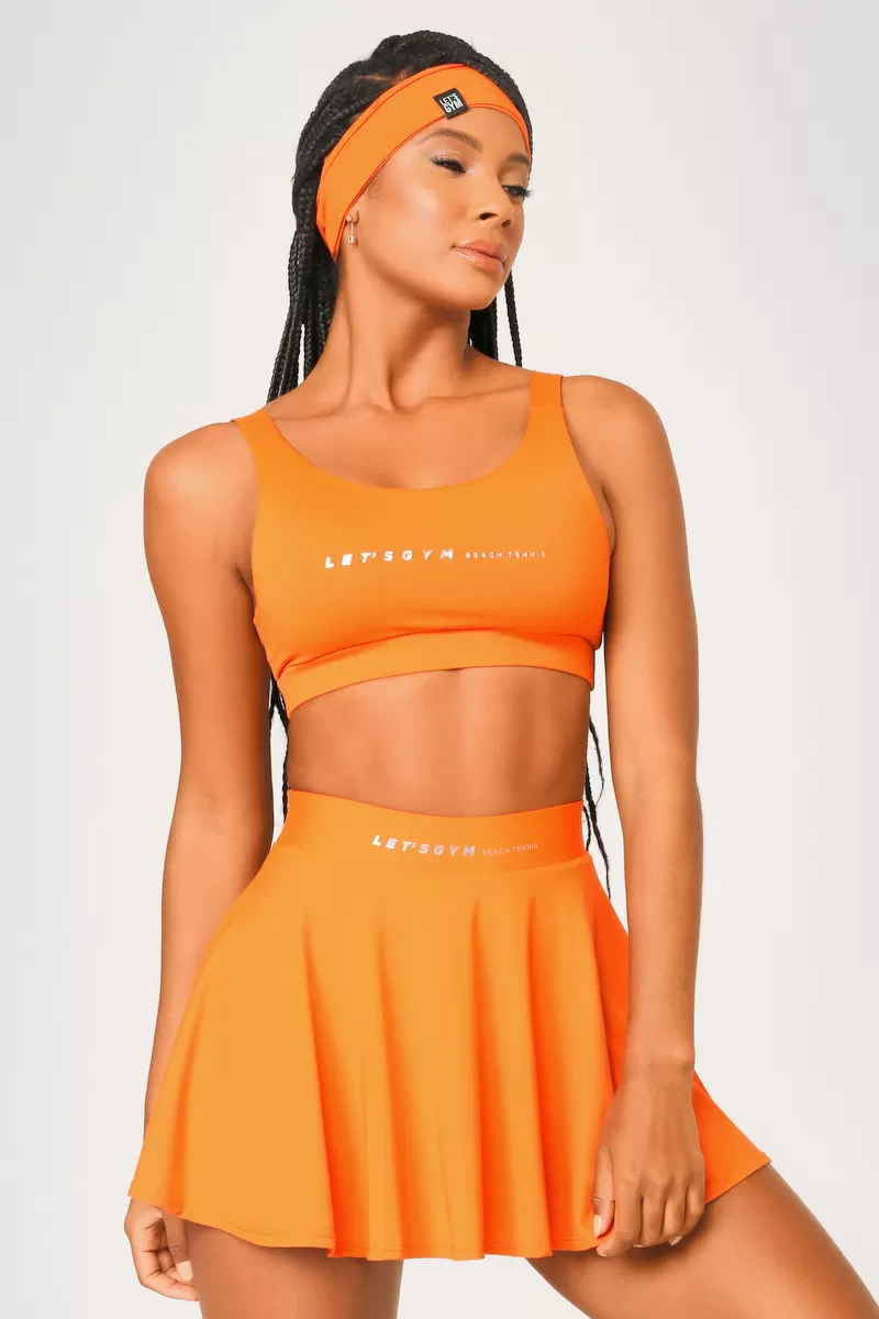 Lets Gym - Orange Sunset Top - 2474LJ Lets Gym - Orange Sunset Top - 2474LJ