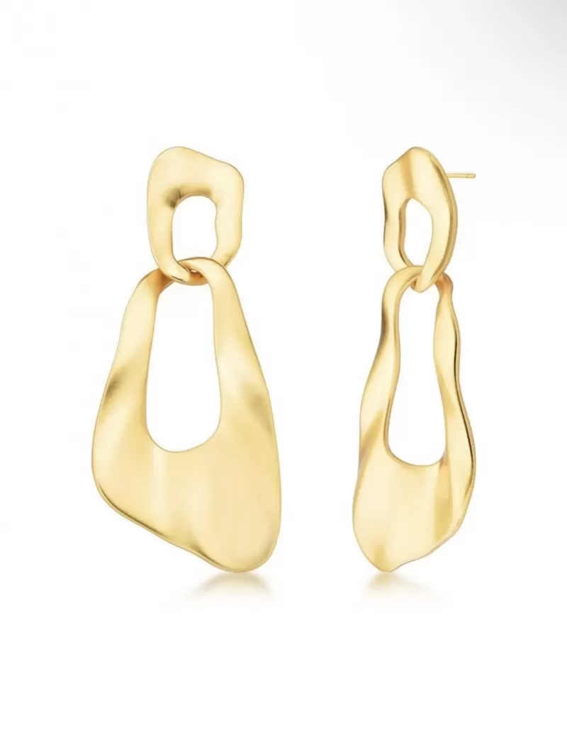 Mikabe - Satin Pendulum Earring - MK1780