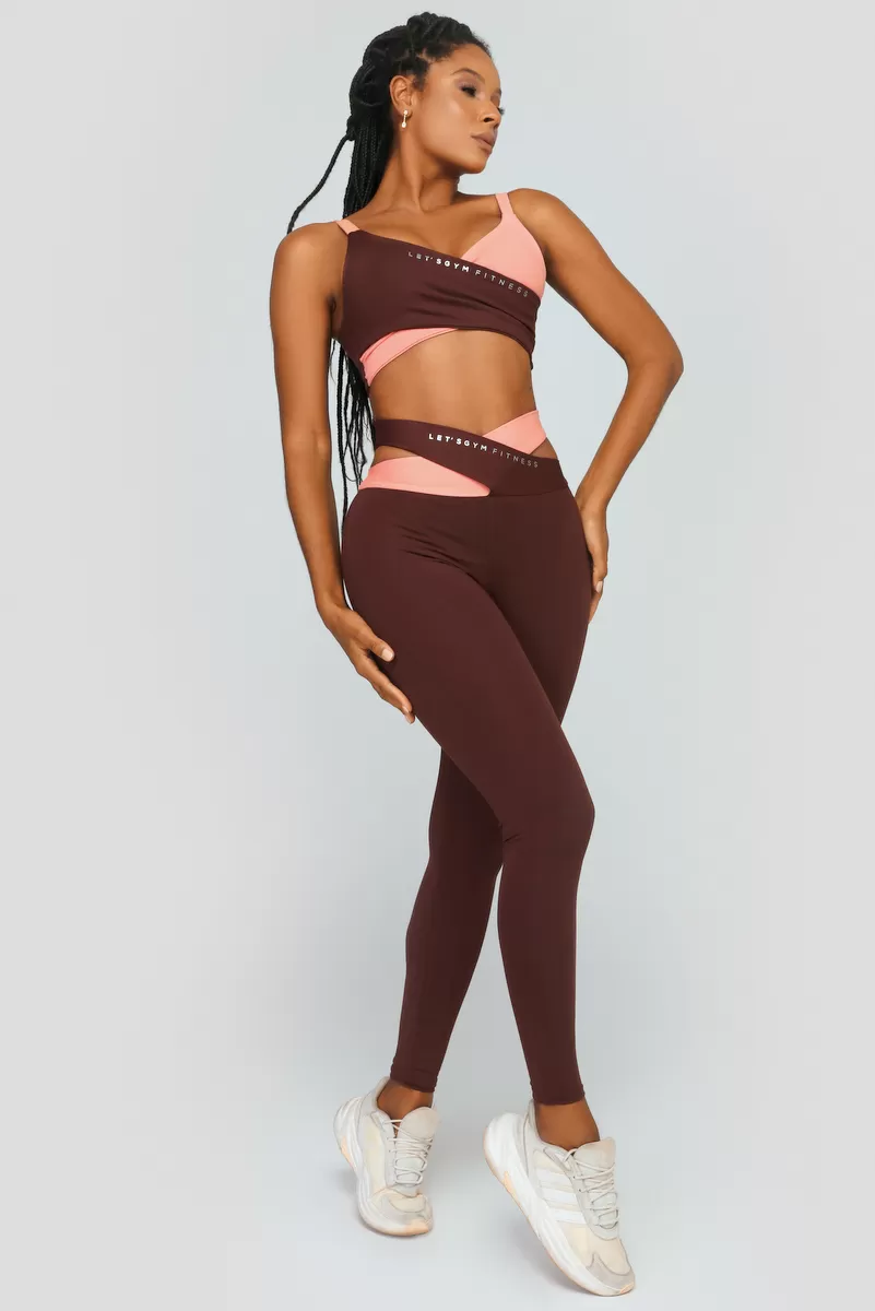 Lets Gym - Influence Coffee Leggings - 2491CF Lets Gym - Influence Coffee Leggings - 2491CF