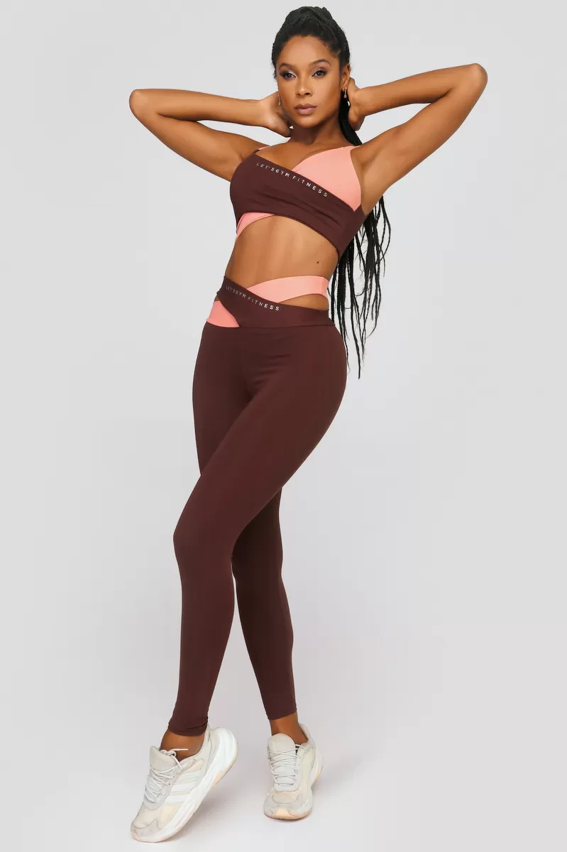 Lets Gym - Influence Coffee Leggings - 2491CF Lets Gym - Influence Coffee Leggings - 2491CF