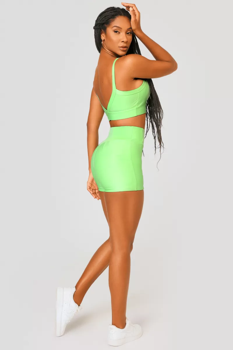 Lets Gym - Short Bright Neon Green - 2143BVDN Lets Gym - Short Bright Neon Green - 2143BVDN