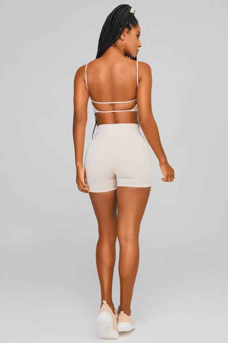Lets Gym - Short Basic Velocity Off White - 2411OFW Lets Gym - Short Basic Velocity Off White - 2411OFW